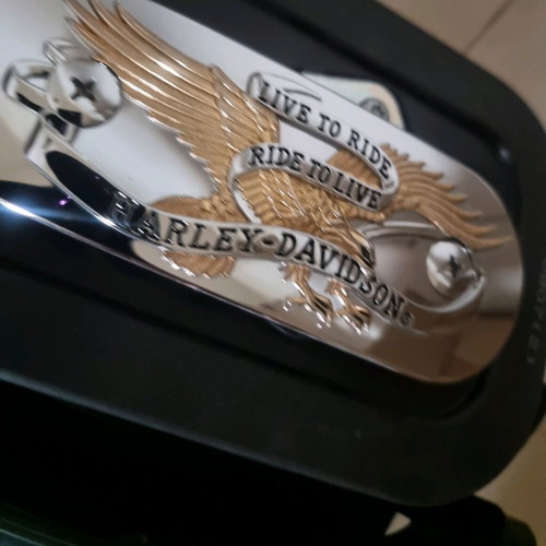 Harley-Davidson air cleaner assembly used with Live to Ride Sportster cover