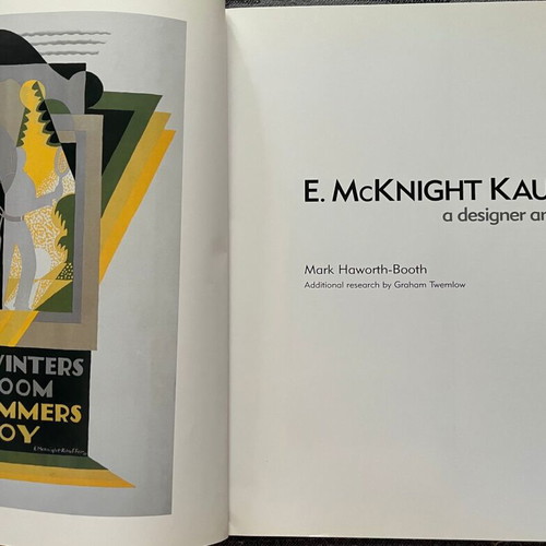E. McKnight Kauffer A Designer and His Public book like new