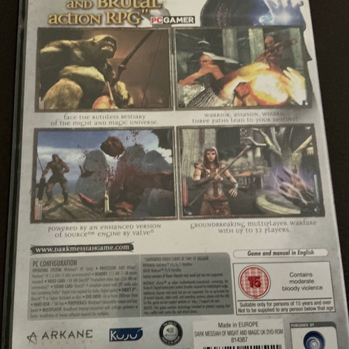 Dark Messiah Might and Magic PC game used