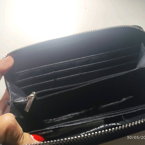 Wallet with fur like new, Teranova