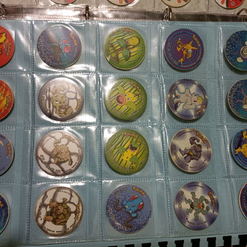 Pokémon tags used, pack of 182 single pieces
