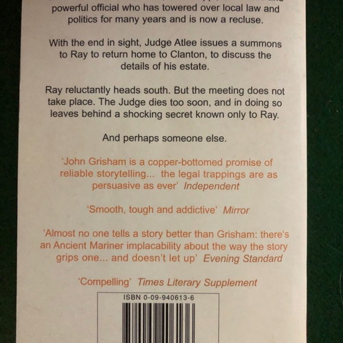 The Summons John Grisham paperback like new