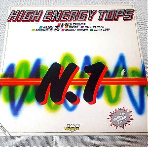 Various – High Energy Tops LP Greece 1984'
