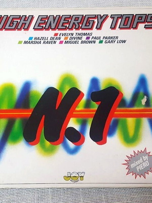 High Energy Tops LP μεταχειρισμένο, ηλεκτρονική μουσική 1984