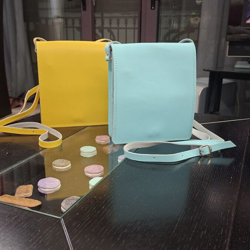 J.K. Leather Handmade Crossbody Bags new, multicolor