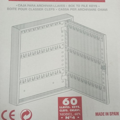 Key holder 60 slots and notice board with key new