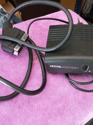 Crystal Audio decoder like new with SCART cable