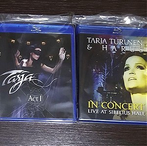 Τέσσερα (4) Blu-ray Tarja Turunen Beauty and the Beat, Act I, Live at Sibelius Hall, Luna Park Ride
