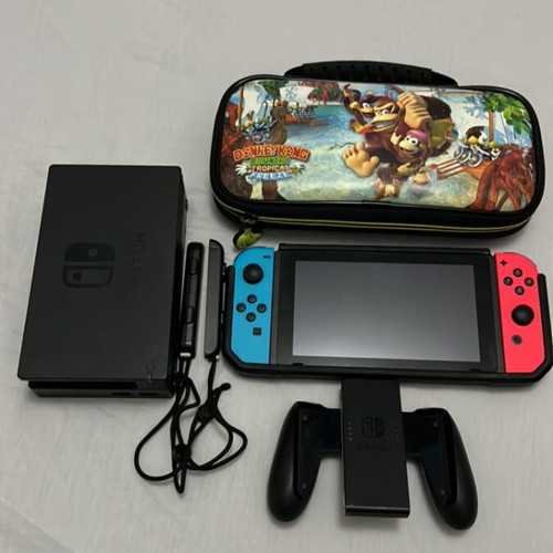 Nintendo Switch V1 console with accessories
