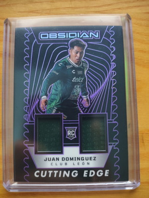 Panini Obsidian 2025-2026 Club Leon Rookie Juan Dominguez patch card /99