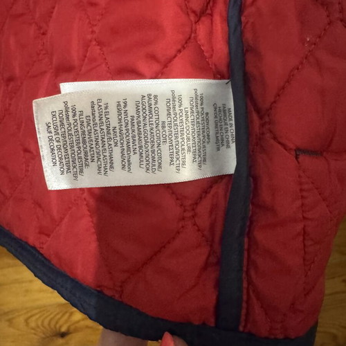 Polo Ralph Lauren Kids Vest Like New, Blue with Red Lining, Size 5