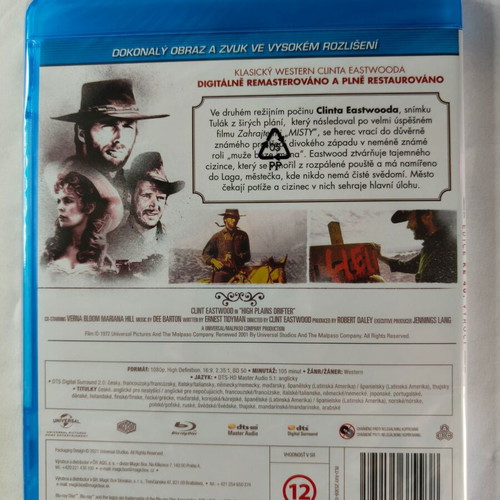 High Plains Drifter Blu-ray with Greek subtitles