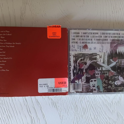 The Walkmen 2 CD albums used, "A hundred miles off" & "You & me"