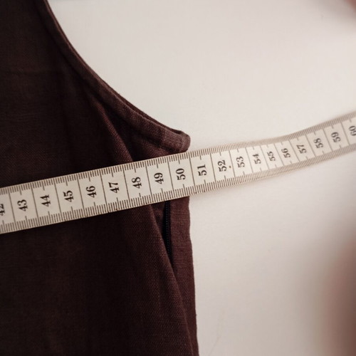 In Wear linen dress used, size 42, chocolate brown