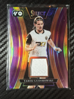 2024-25 Panini Select LaLiga Yarek Gasiorowski Patch Relic Orange Prizm card like new