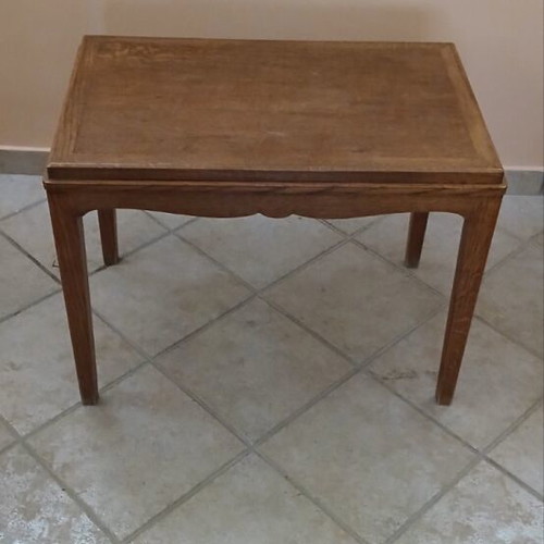 Solid wood coffee table used, Egyptian origin, vintage style