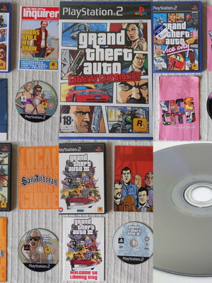 Grand Theft Auto παιχνίδια μεταχειρισμένα για PlayStation 2, ολοκληρωμένη σειρά