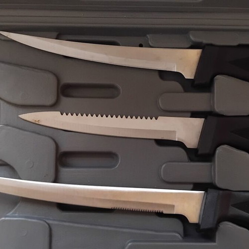 Filleting and Fish Processing Knife Set new with case