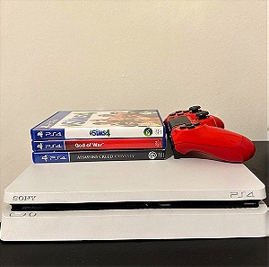 PlayStation 4 White slim edition 500GB