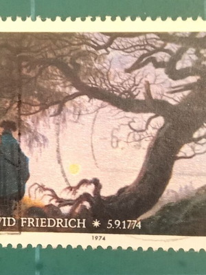 German stamp used, sealed