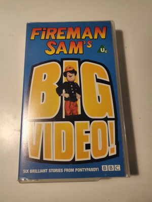 Fireman Sam's Big Video VHS tape like new, animated series