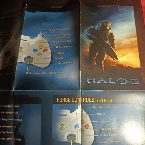 Halo 3 Master Chief Arbiter Poster 14''x14'' like new