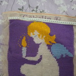 Handmade embroidery like new