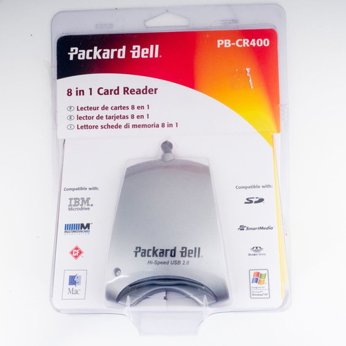 Packard Bell PB-CR400 8-in-1 External Multi-Card Reader New
