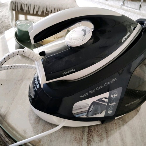 Stiroplus SP-2010 used iron with wear on ceramic plate