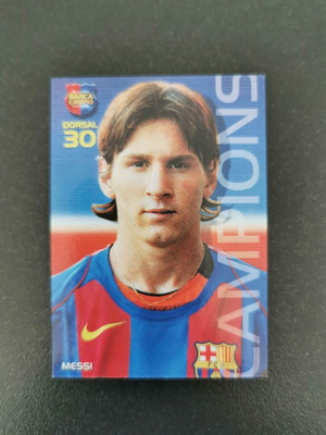 Κάρτα Lionel Messi 2004-05 Panini Sports Mega Cracks Barça #35 CAMPIÓ