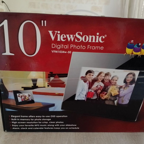 ViewSonic 10" digital photo frame used with large capacity