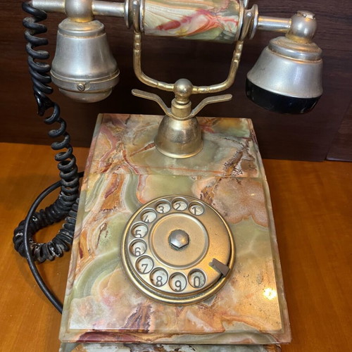Vintage Rotary Onyx Luxury Telephone 50s-60s like new