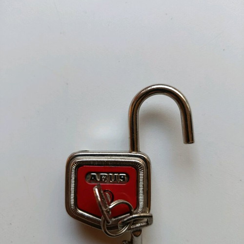 Vintage ABUS padlock with 2 keys like new