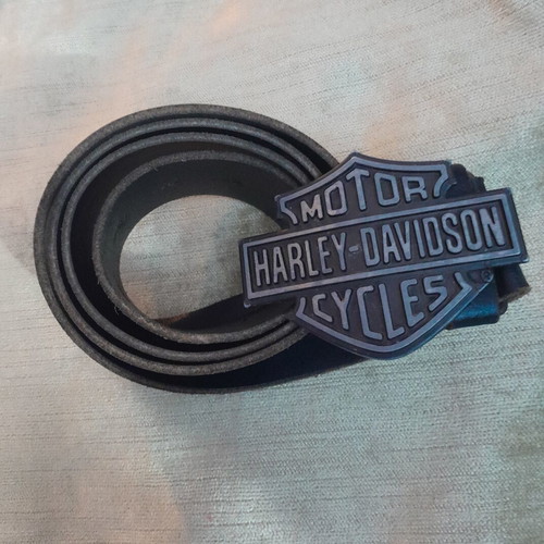 Harley Davidson motorcycle belt used, genuine leather