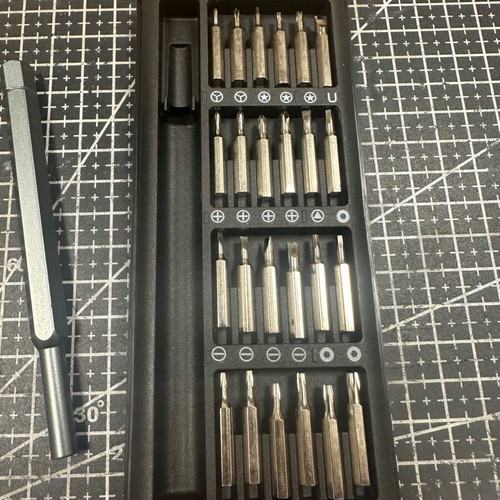 Precision screwdriver set used