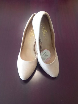 Γόβες VoI & Noi Nude suede καινούργιες, μέγεθος 38, τακούνι 9 cm