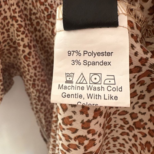 Shein leopard print maxi dress used, beige and brown, size L