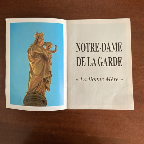 Nôtre-Dame de la Garde La Bonne Mère vintage τουριστικός οδηγός 1996 σαν καινούργιο