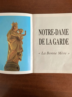 Nôtre-Dame de la Garde La Bonne Mère vintage τουριστικός οδηγός 1996 σαν καινούργιο