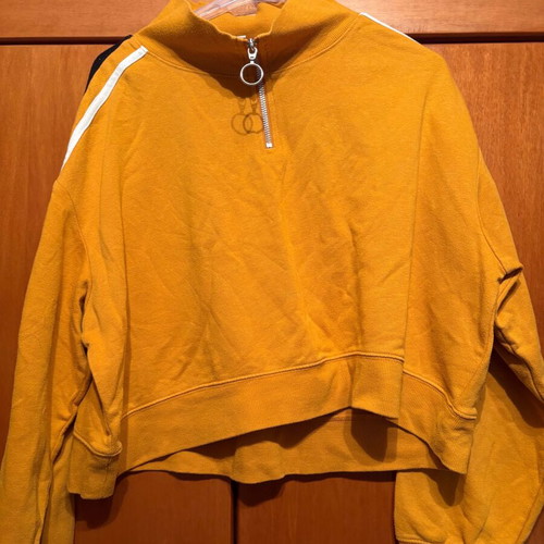 H&M women's sweatshirt like new, orange, size L