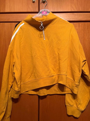 H&M women's sweatshirt like new, orange, size L