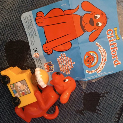 Clifford toy like new with bag and Goodys leaflet