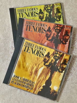 Three Famous Tenors 3 CD box set like new, classical opera