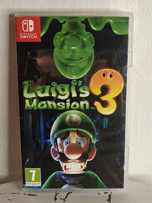 Luigi's Mansion 3 Nintendo Switch case used, no game included