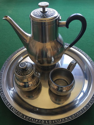 Vintage Oneida Custom 18/8 Stainless Coffee Set σαν καινούργιο
