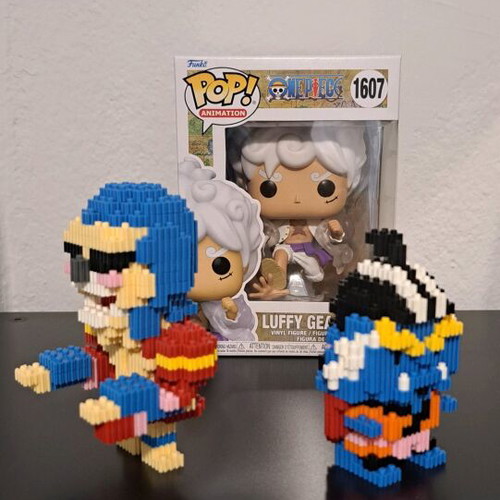 One Piece building blocks Franky and Jinbe new