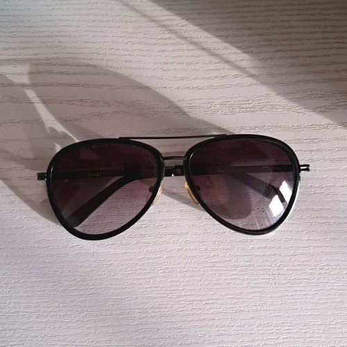 3Guys aviator sunglasses with dark purple lenses