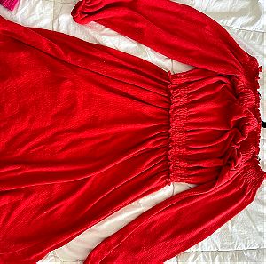 Κόκκινο φορεμα off the shoulder