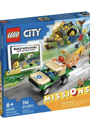 Lego City Wild Animal Rescue Missions 60353 σαν καινούργιο