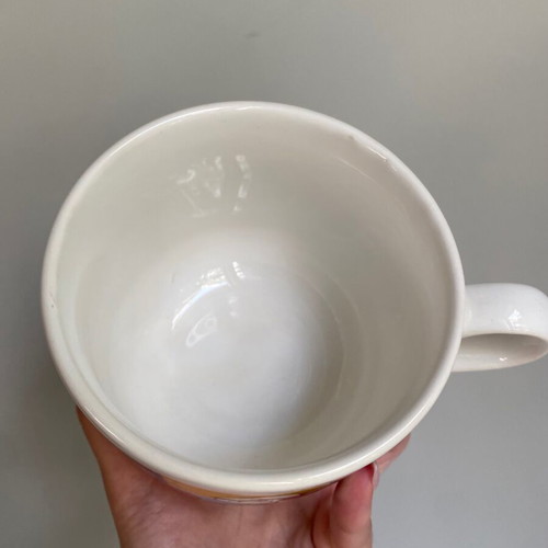 Vintage ceramic mug Looney Tunes Sylvester and Tweety used